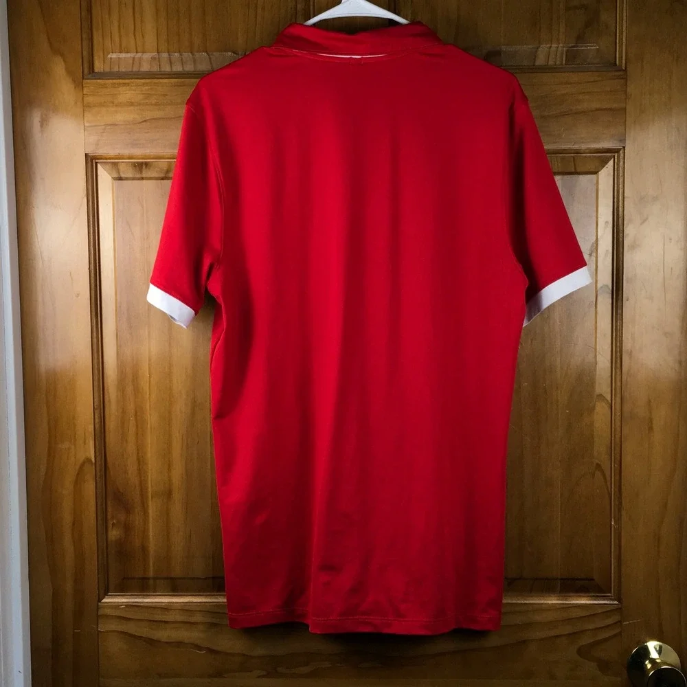 Nike Golf St Louis Cardinals Red Polo Shirt Mens Small Dri-FIT MLB Baseball STL